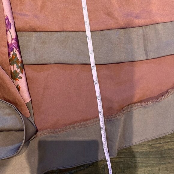 Rare Free People slip mini dress high low pastel orange Size 0/XS - Picture 16 of 16